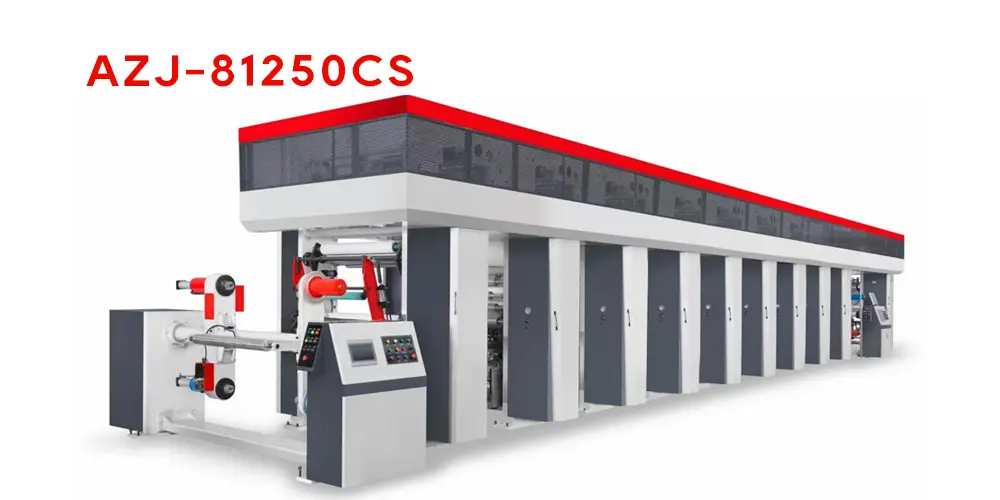 High-speed Computerized Color Register Rotogravure Press